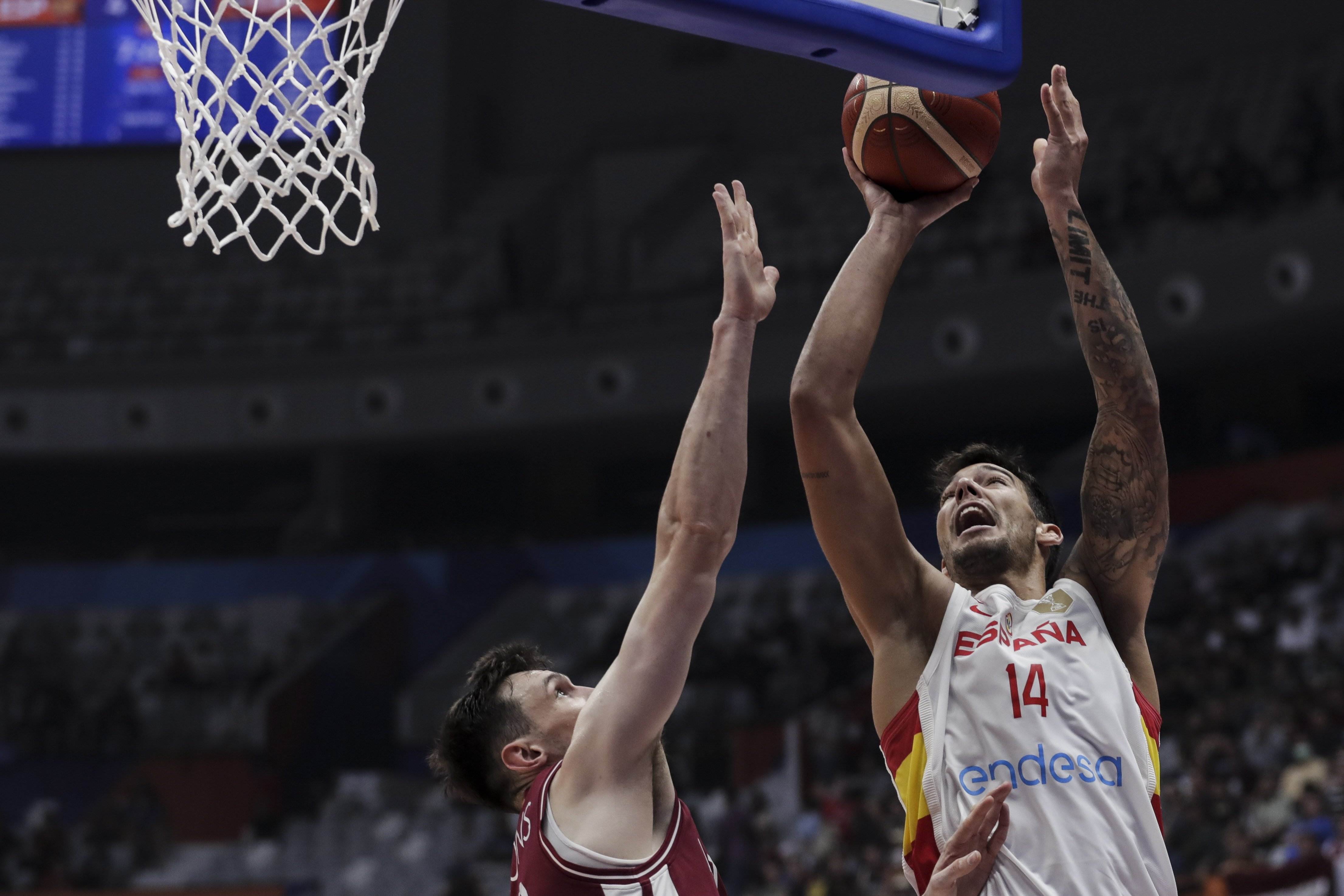 España tropieza contra Letonia (69-74) y se complica la vida en el Mundial de baloncesto