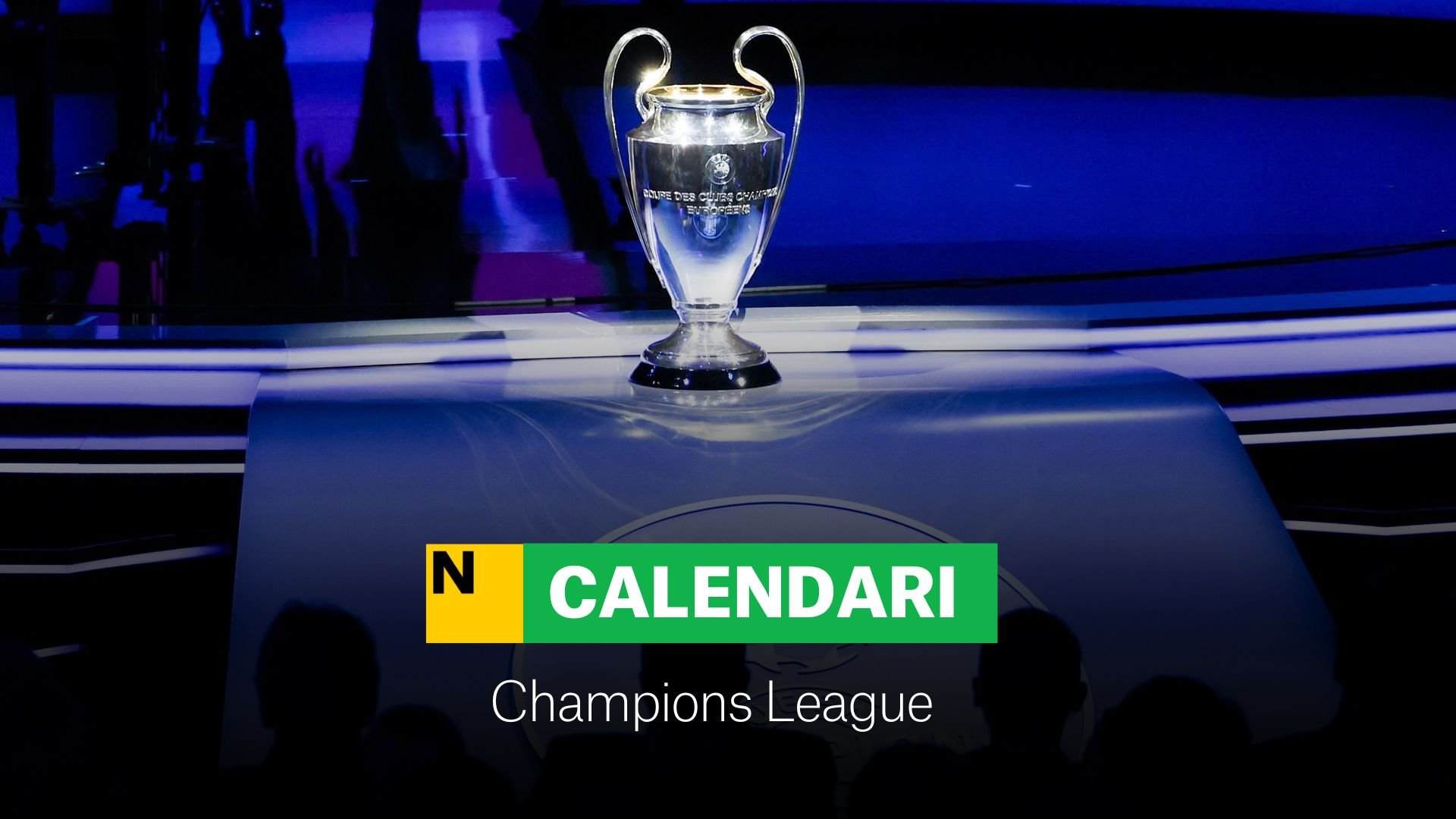 Champions League 2023/24: Grups, calendari i jornades