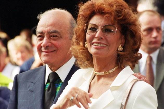 mohame al fayed sophia loren europa press mohame al fayed sophia loren europa press