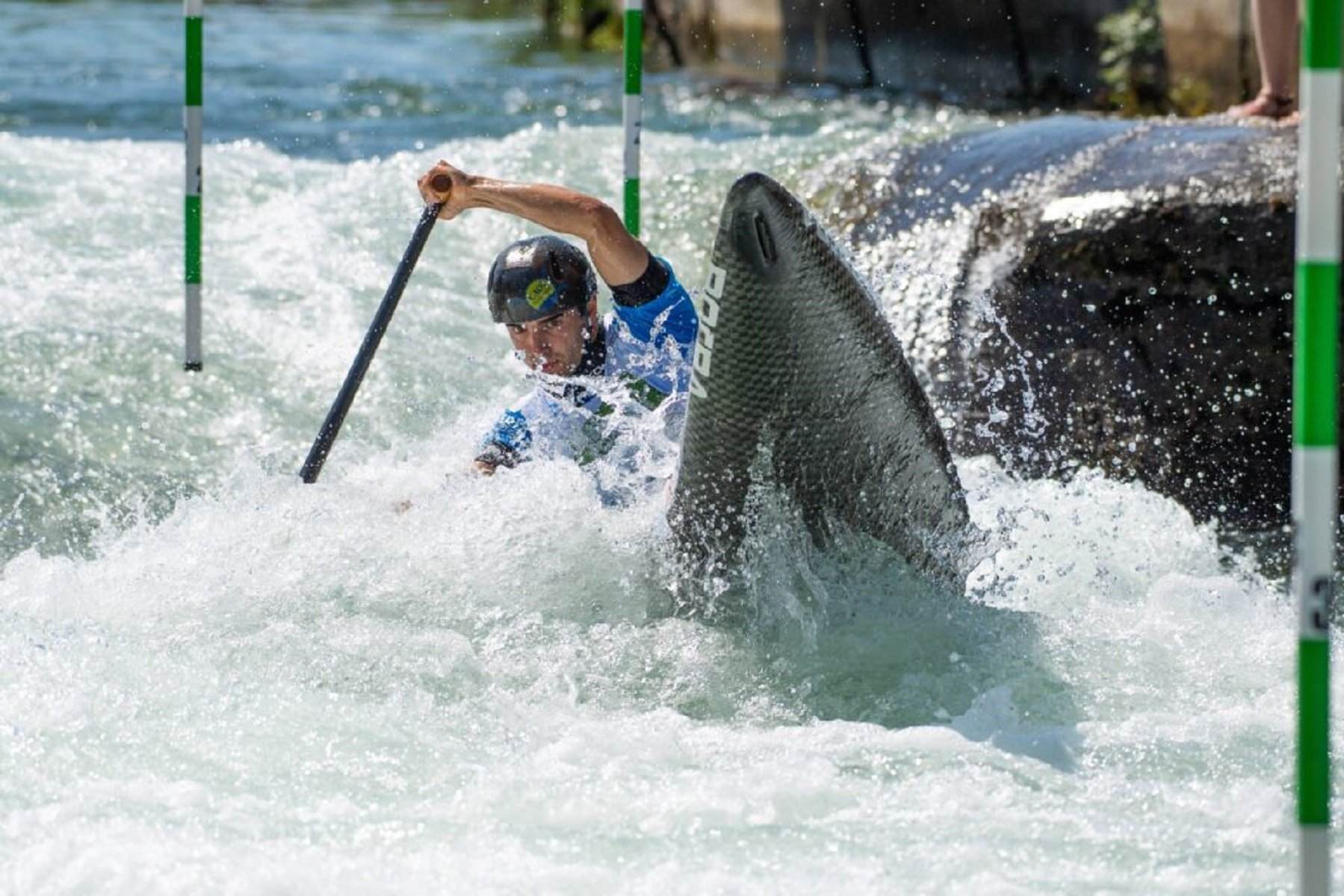 Chourraut y Travé rozan las medallas en la final de K1 del Mundial de Canoe Eslalon y kayak de la Seu d'Urgell