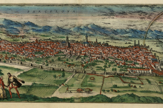 Representació de Barcelona (1572). Font Cartoteca de Catalunya Representació de Barcelona (1572). Font Cartoteca de Catalunya