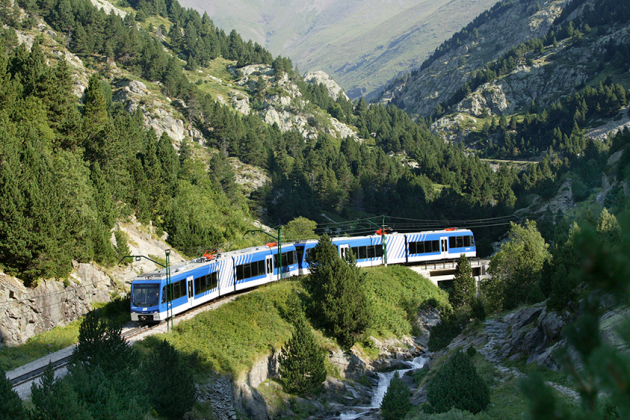 Cremallera|Tren de cremallera de Nuria 1
