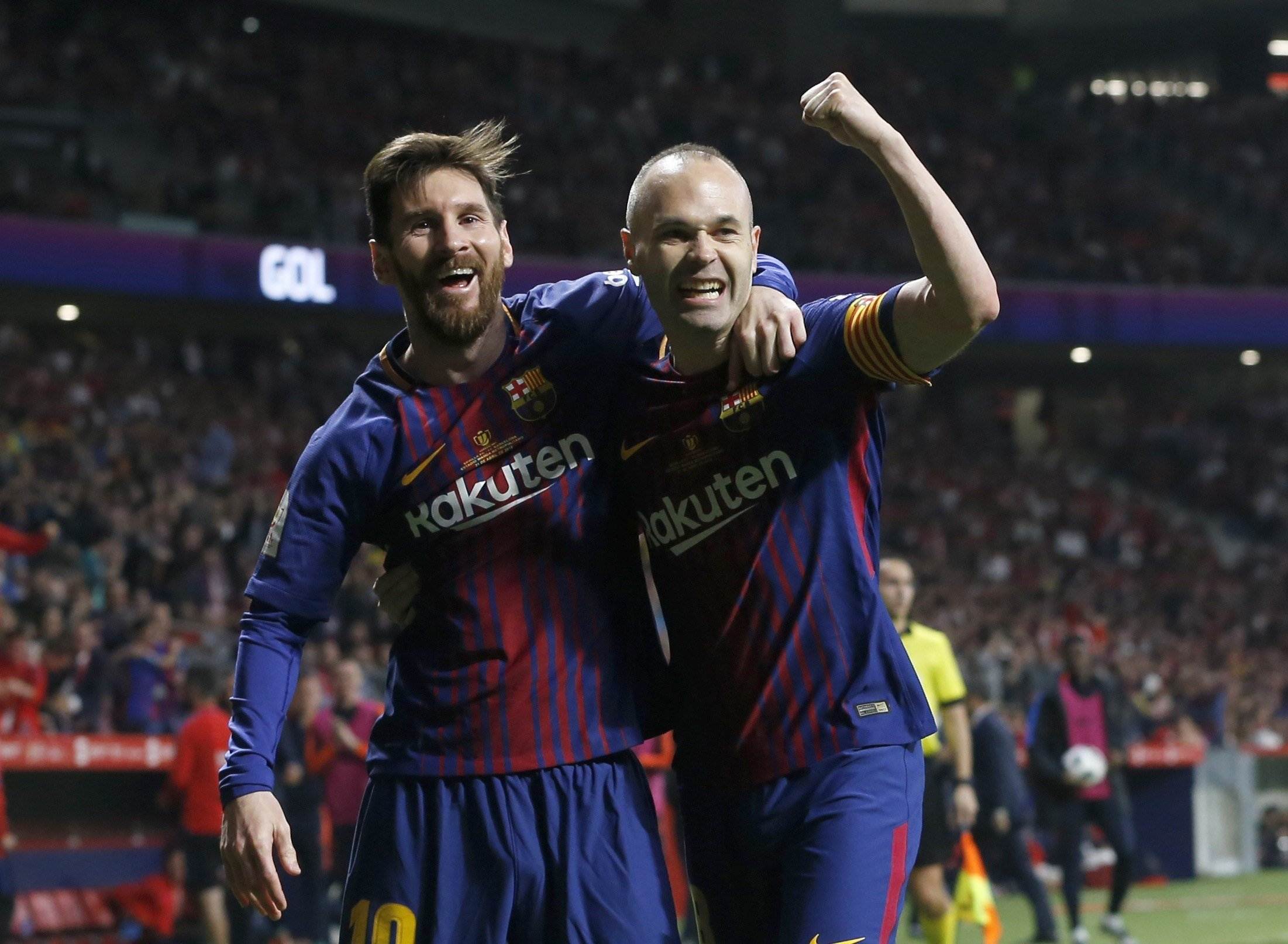 Messi iguala Iniesta com a segon jugador amb més partits oficials amb el Barça