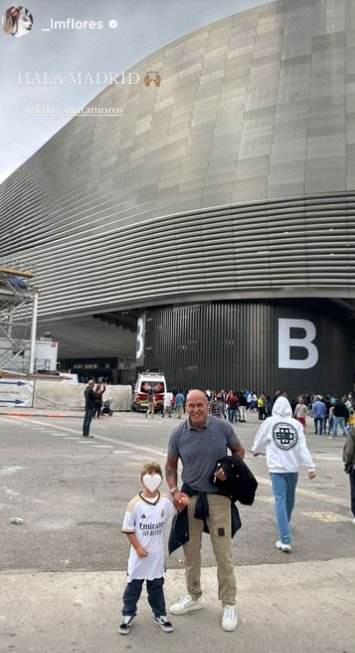 Kiko Matamoros nieto Bernabéu Instagram