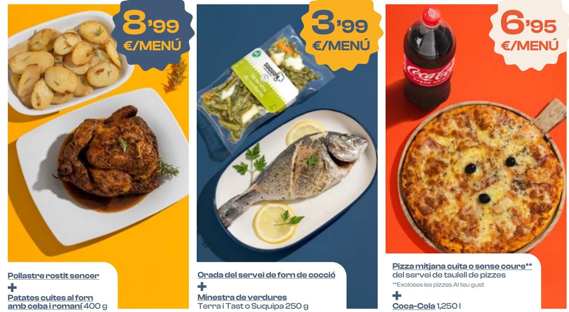 Menu rostisseria / Bonpreu i Esclat Menu rostisseria / Bonpreu i Esclat