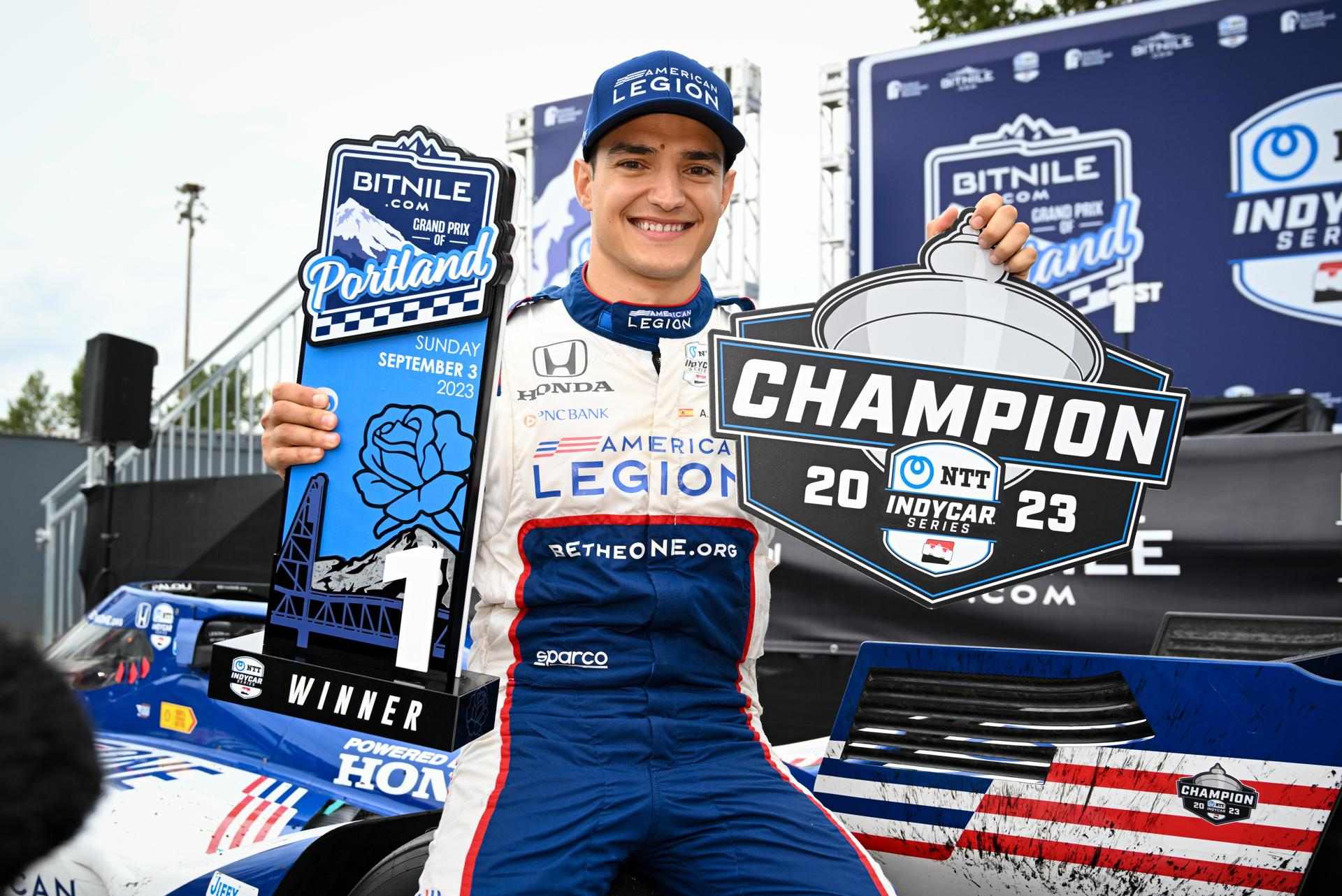 El catalán Àlex Palou sigue brillando en Estados Unidos y ya es bicampeón de las IndyCar Series