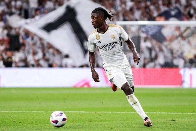 Eduardo Camavinga durante el Real Madrid - Getafe / Foto: Europa Press