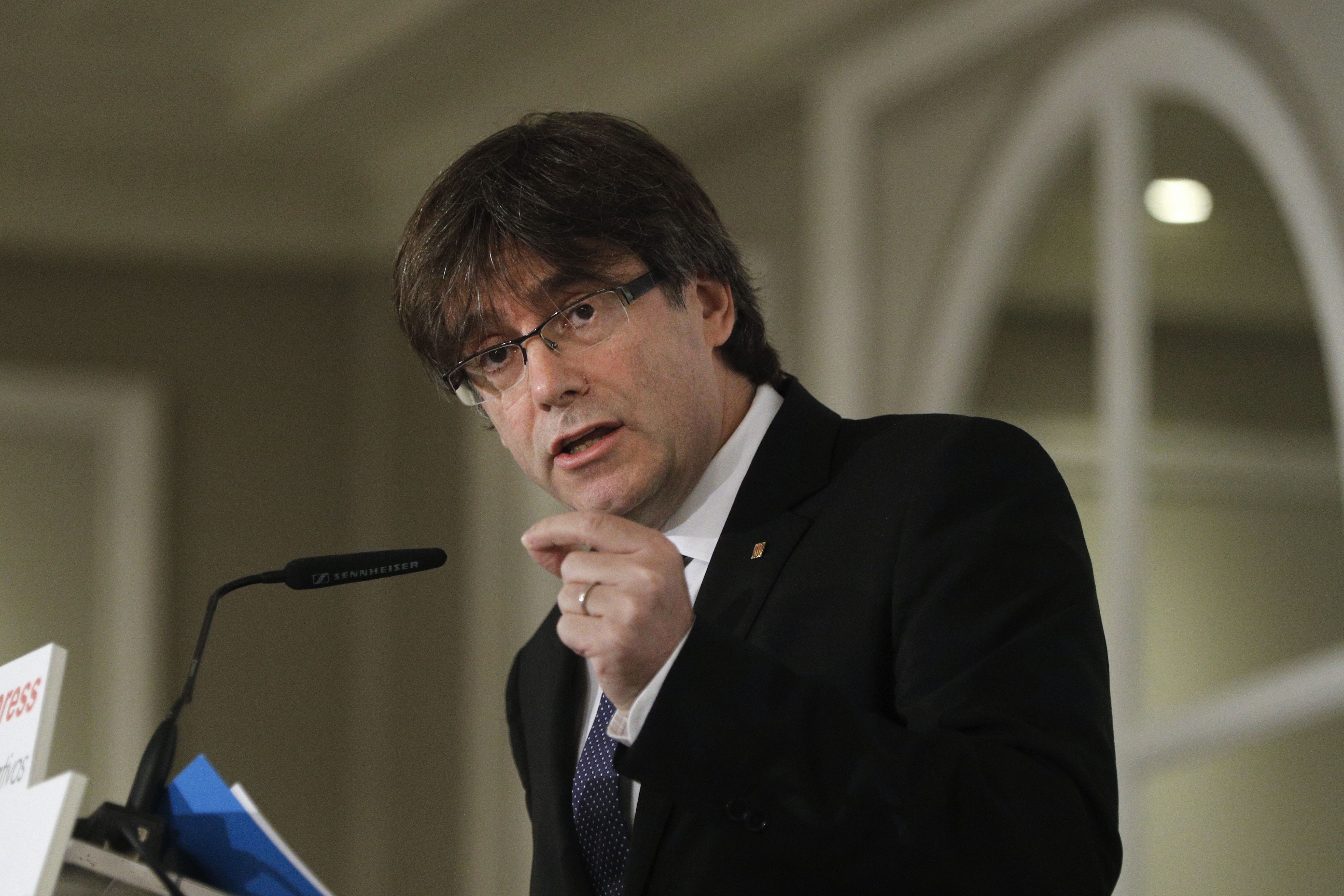 Puigdemont a Madrid: "La nostra aposta és un referèndum pactat"