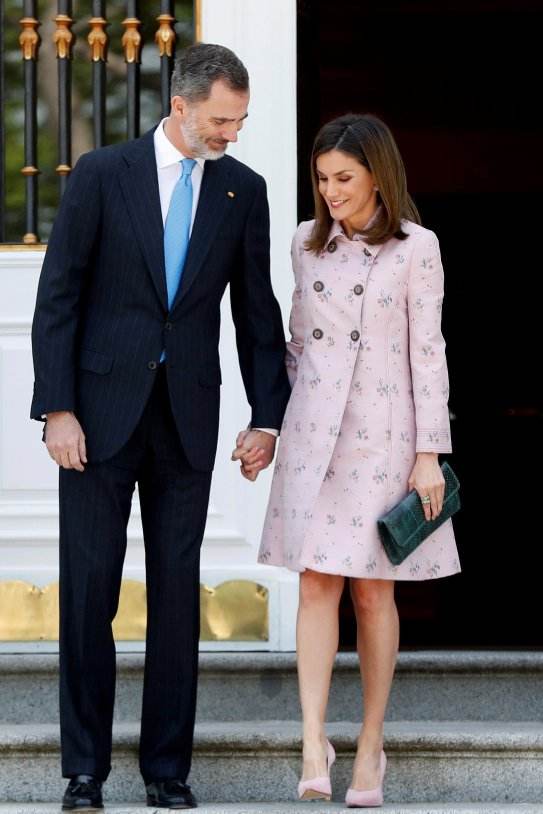 Letícia y Felip de la mano EFE