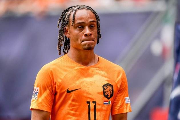 Xavi Simons durant un partit amb la selecció neerlandesa / Foto: Europa Press