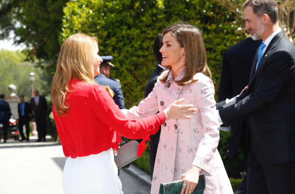 letícia y presidenta mexic casa real