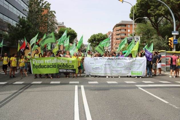 concentració sindicats educatius / Foto: ACN concentració sindicats educatius / Foto: ACN