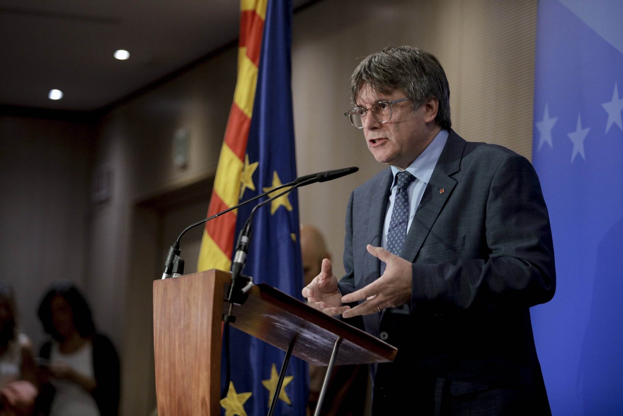 Puigdemont denuncia l''a por ellos' de la Fiscalia contra Lluís Puig: "Cap interès a derogar-lo"
