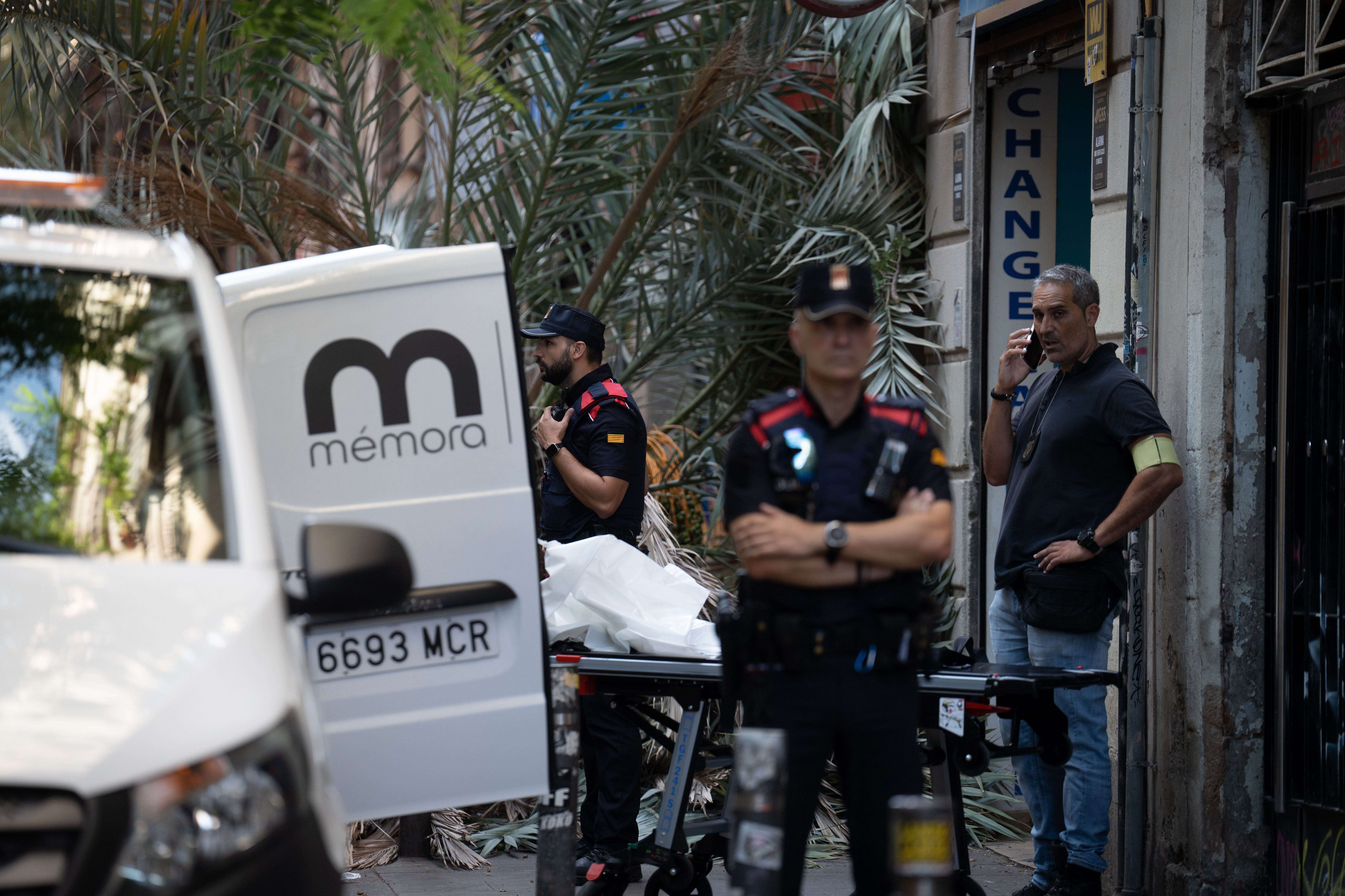 Autòpsia a la palmera que va matar una noia al Raval de Barcelona per aclarir què va passar