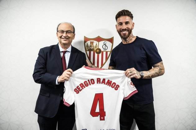 Pepe Castro Sergio Ramos Sevilla / Foto: Sevilla FC