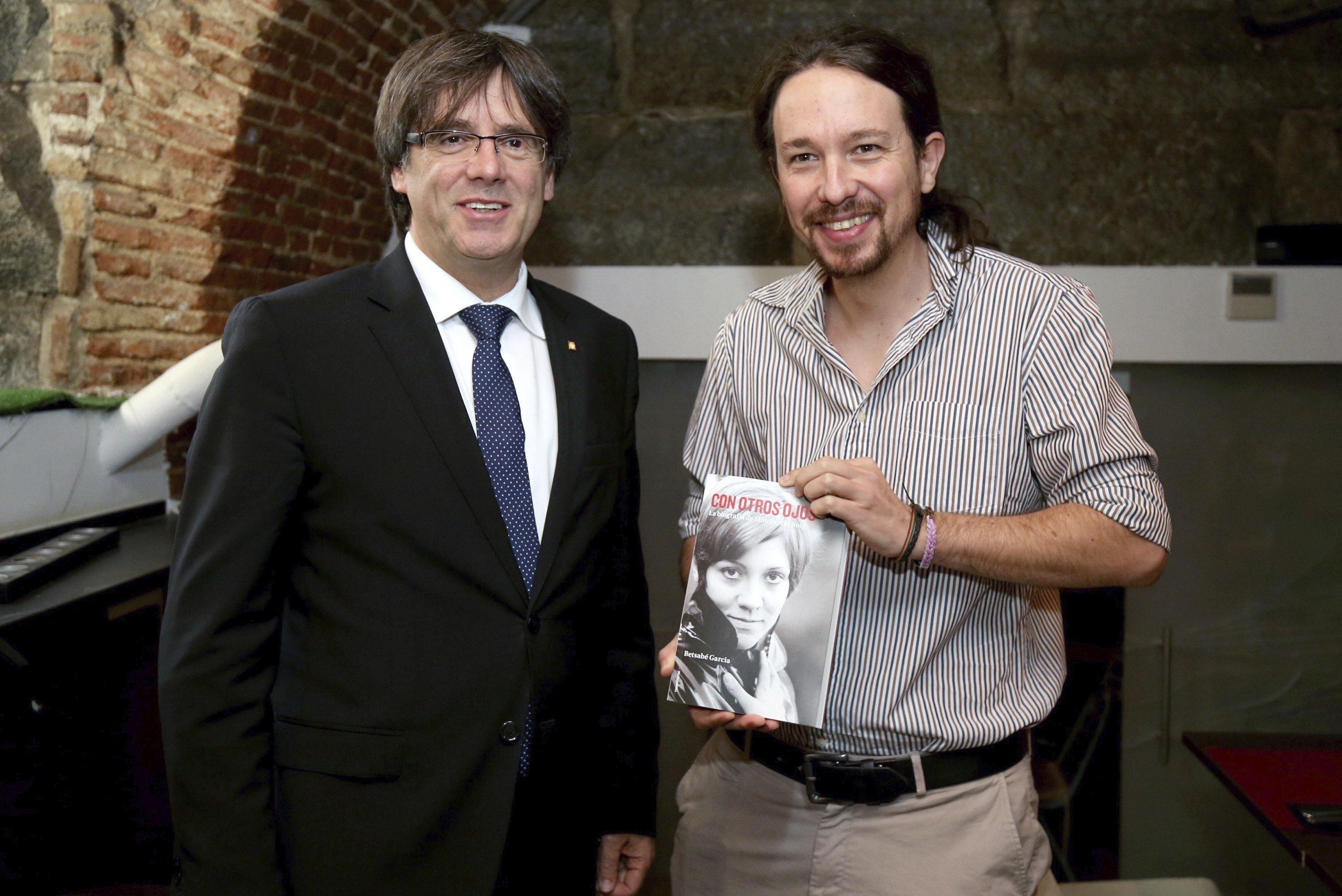 Iglesias garanteix a Puigdemont que votaran contra el suplicatori d’Homs