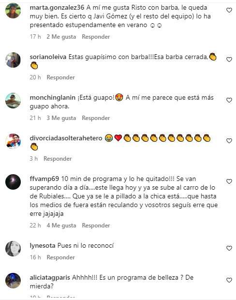 Risto barba comments Insta Risto barba comments Insta