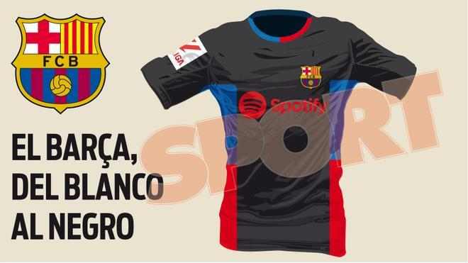 Barça camiseta negra 2024 25