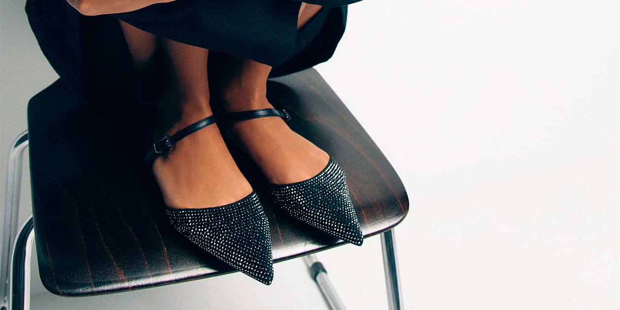 Parfois té unes ballarines de catifa vermella