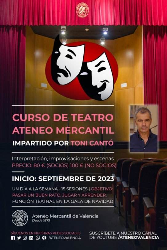 Curso Toni Cantó Ateneo Mercantil Valencia Curso Toni Cantó Ateneo Mercantil Valencia