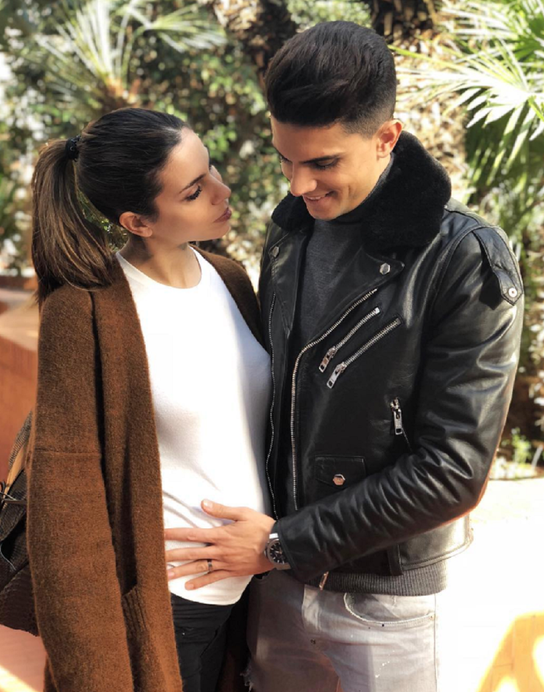 Bartra y Melissa embarazados instagram