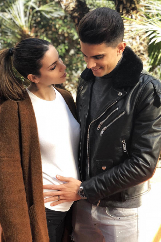 Bartra i Melissa embarassats  instagram
