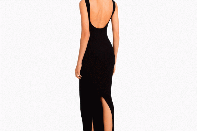 Vestido midi tirantes punto rib1 Vestido midi tirantes punto rib1