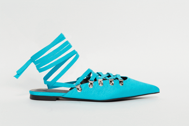 Zapato plano con cordones1 Zapato plano con cordones1
