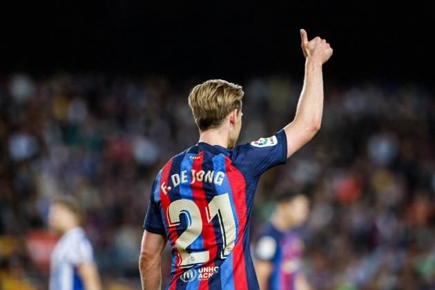 Frenkie de Jong Barça pulgar llega / Foto: Europa Press