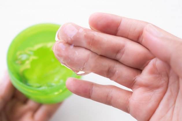 Gel d'àloe vera. Imatge: wing-wing Gel d'àloe vera. Imatge: wing-wing