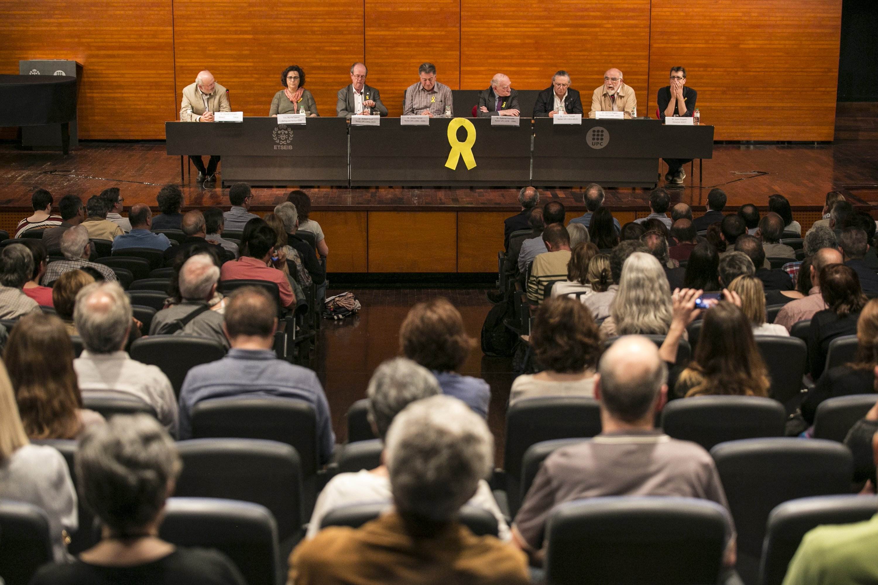 Clamor universitario a favor de los presos políticos en la UPC