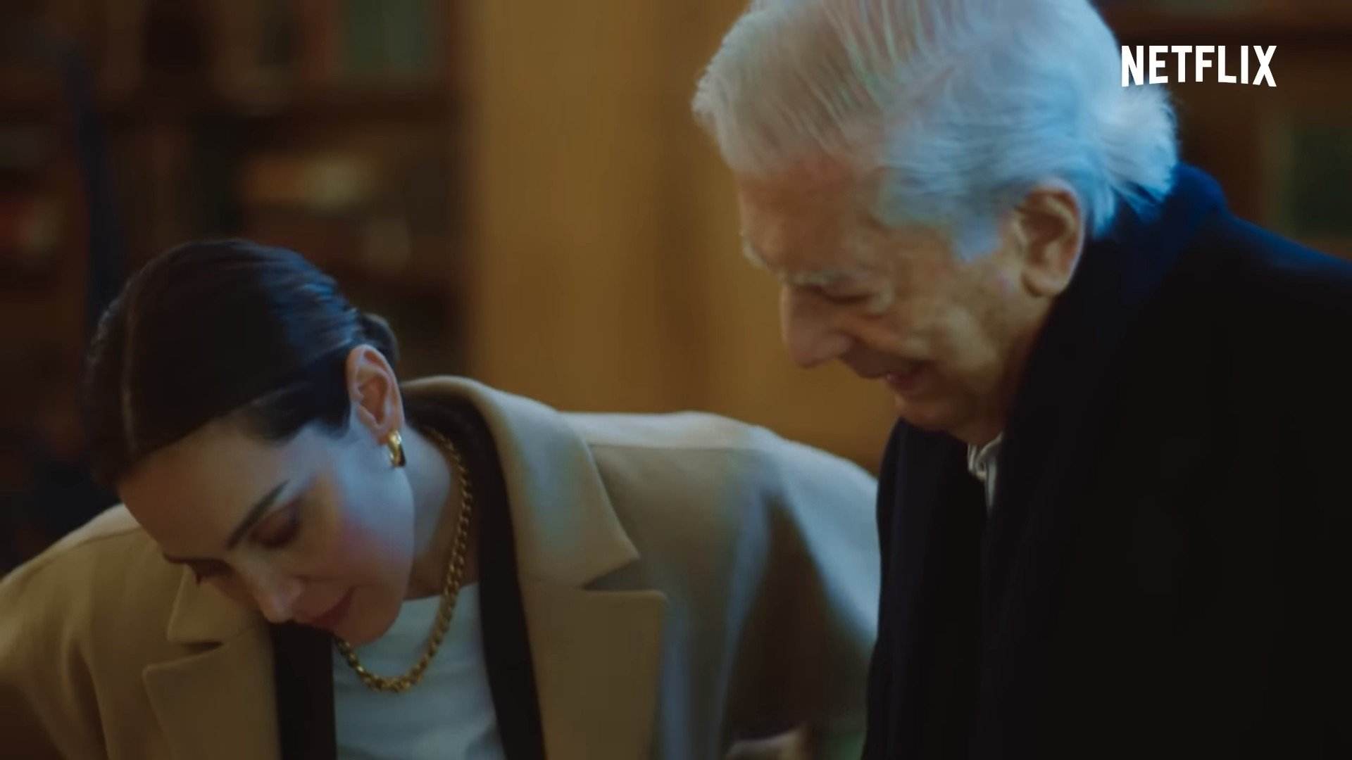 Mario Vargas Llosa con Tamara Falcó 