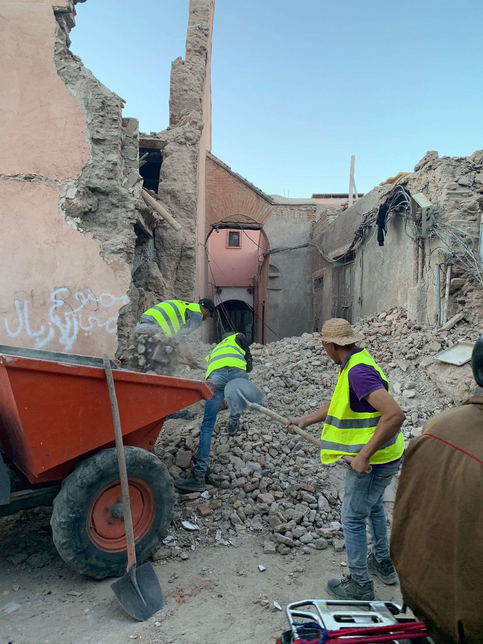 El terremoto de Marrakech sobre el terreno: "El edificio parecía de papel"