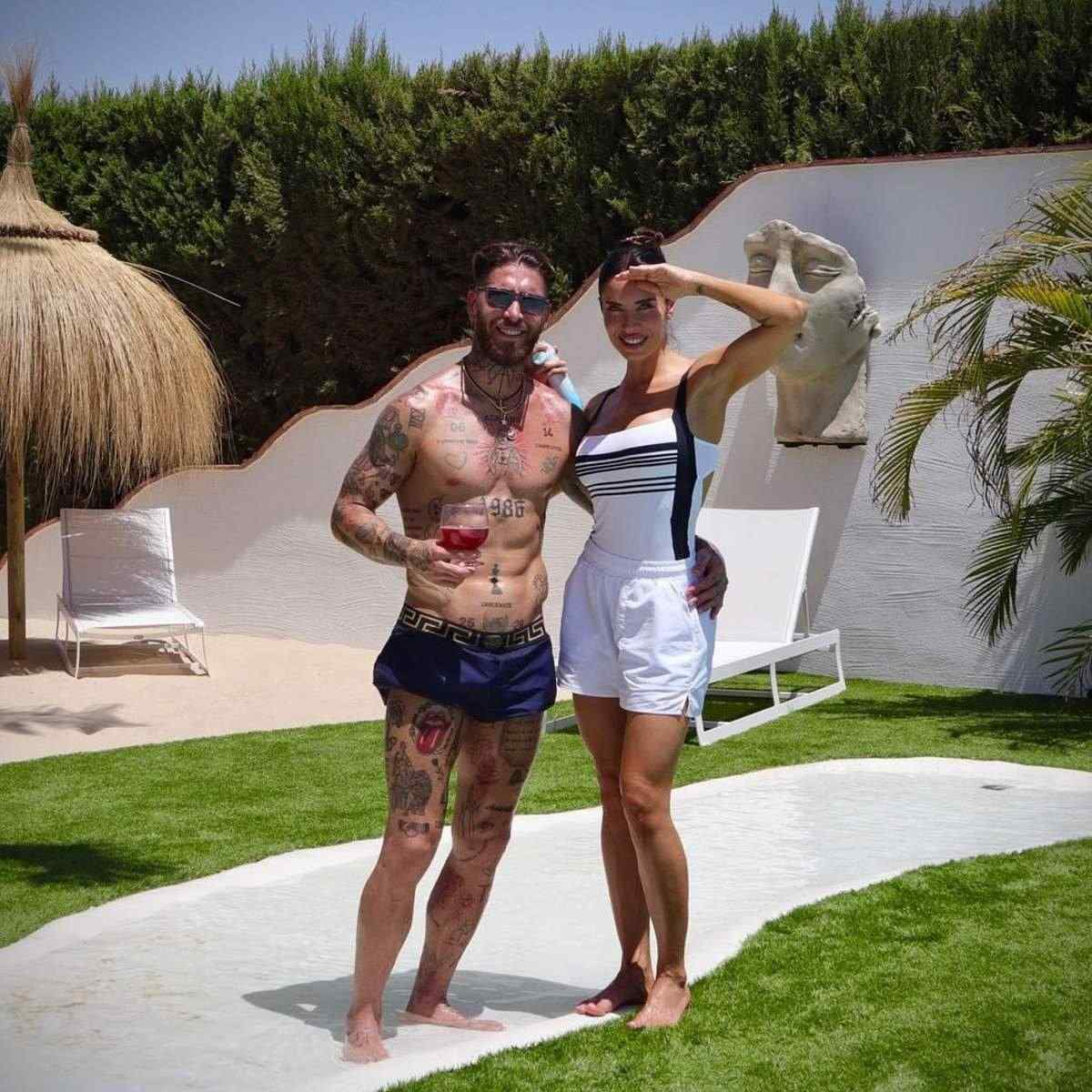 Pilar Ros i Sergio Ramos de vacances