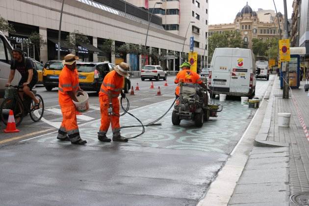 esborrat urbanisme tactic carrer pelai foto maria aladern acn esborrat urbanisme tactic carrer pelai foto maria aladern acn