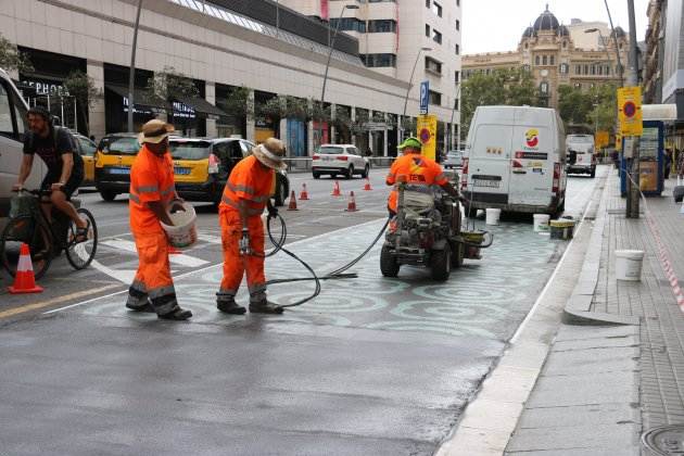 borrado urbanismo tactic calle pelai foto maria aladierna acn