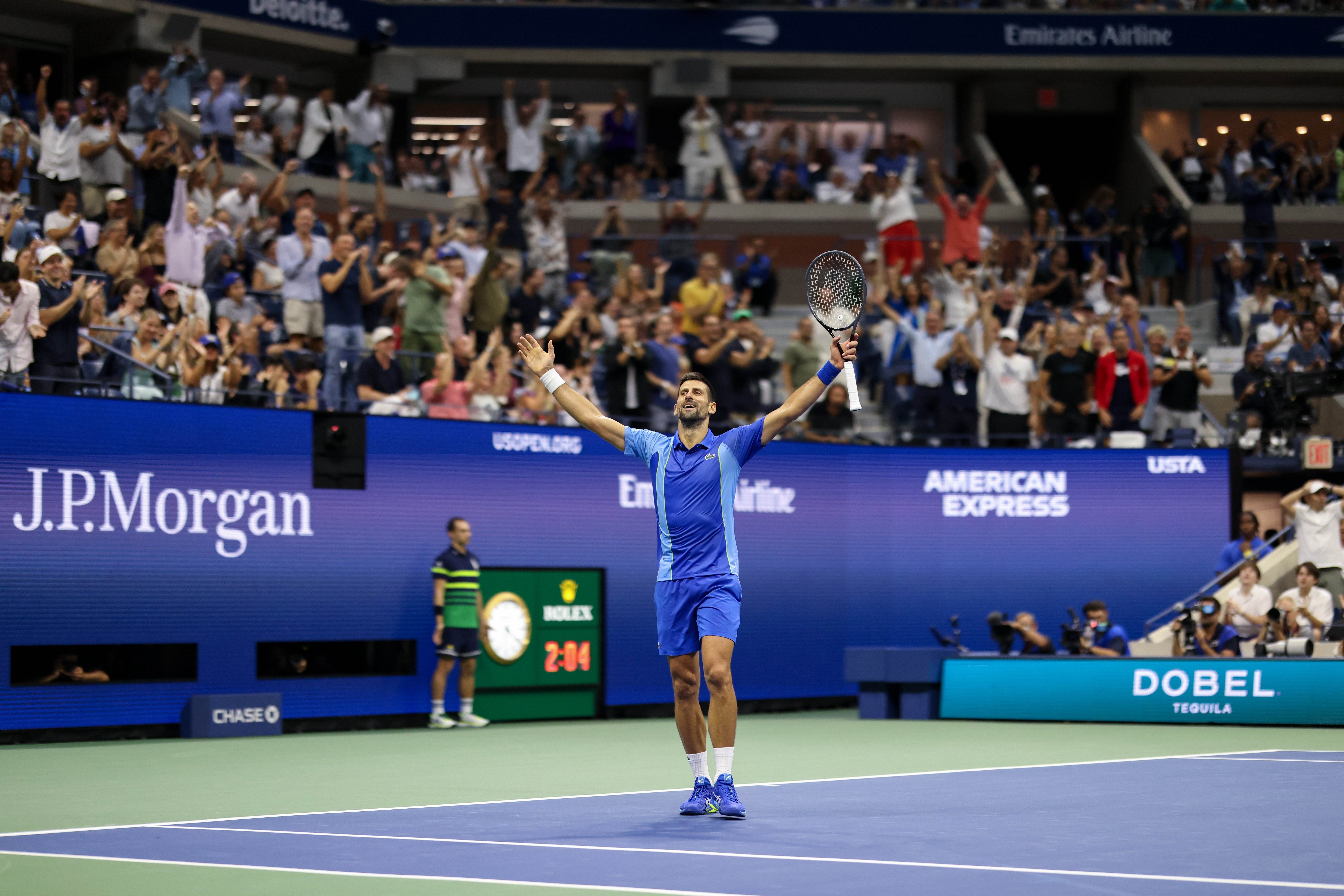 Djokovic se reconcilia con el US Open contra Medvédev y agranda su reinado de Grand Slams