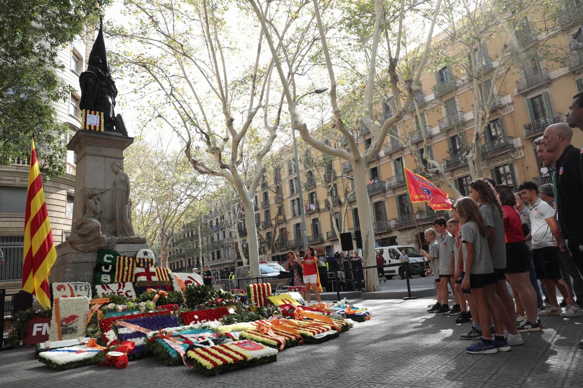 La fotogalería de la Diada 2023: Actos institucionales y ofrendas a Rafael Casanova