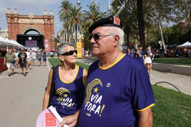 diada nacional catalunya 2023 acte insititucional Òmnium arc triomf / Foto: Miquel Muñoz