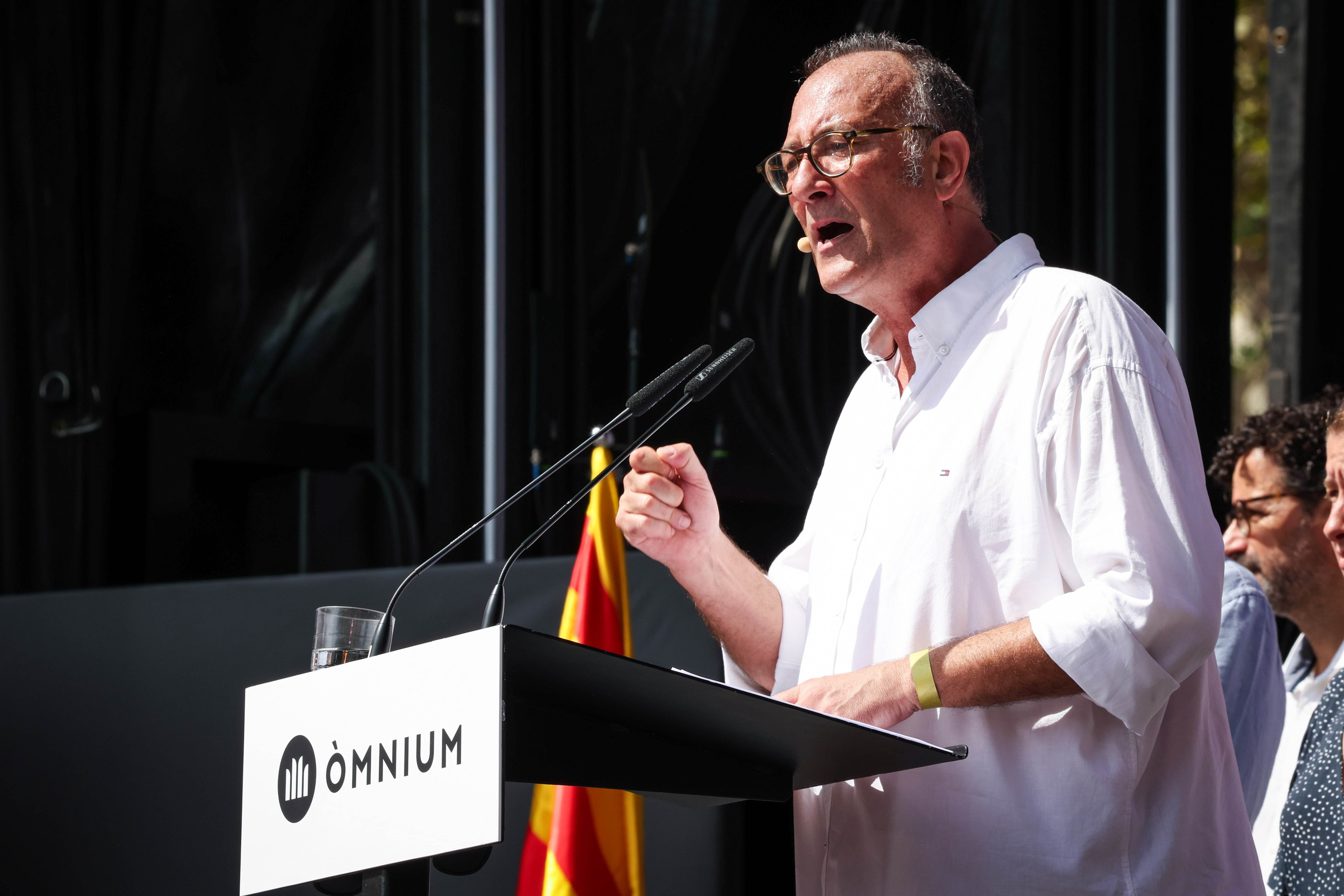 diada nacional catalunya 2023 acte insititucional Òmnium arc triomf xavier Antich / Foto: Miquel Muñoz