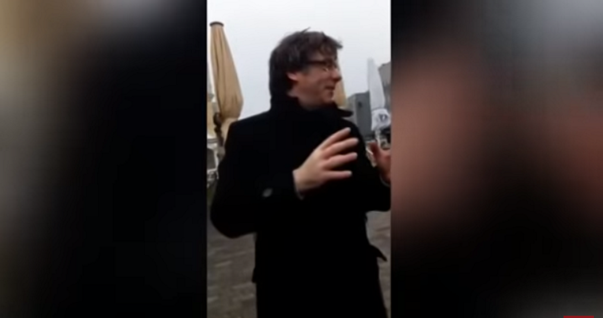 Vídeo: El encuentro casual con Puigdemont de los alumnos de una escuela de Vic