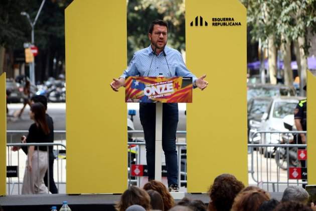 Aragonès acte Diada 2023 Esquerra Republicana / Foto: ACN Aragonès acte Diada 2023 Esquerra Republicana / Foto: ACN