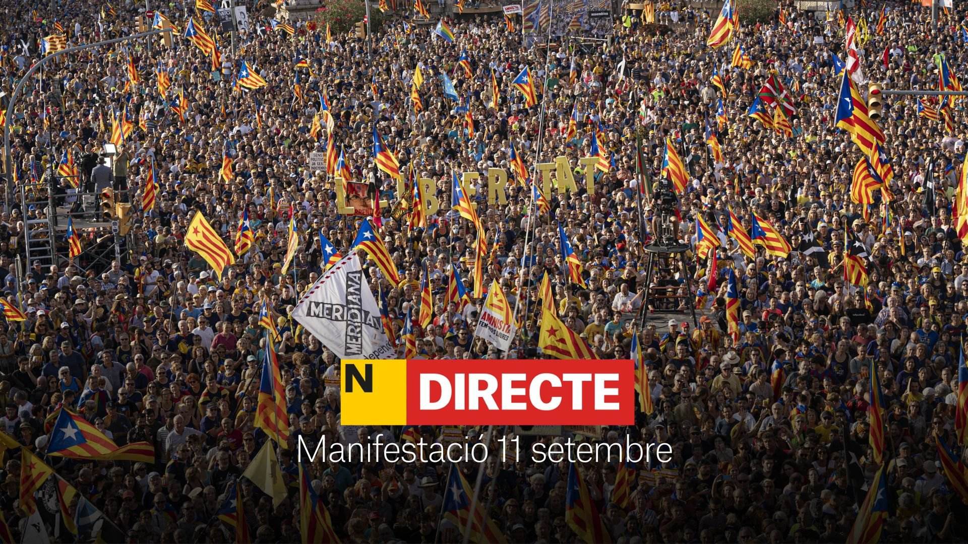 Manifestación del 11 de septiembre, DIRECTO | Reacciones y última hora de la Diada 2023