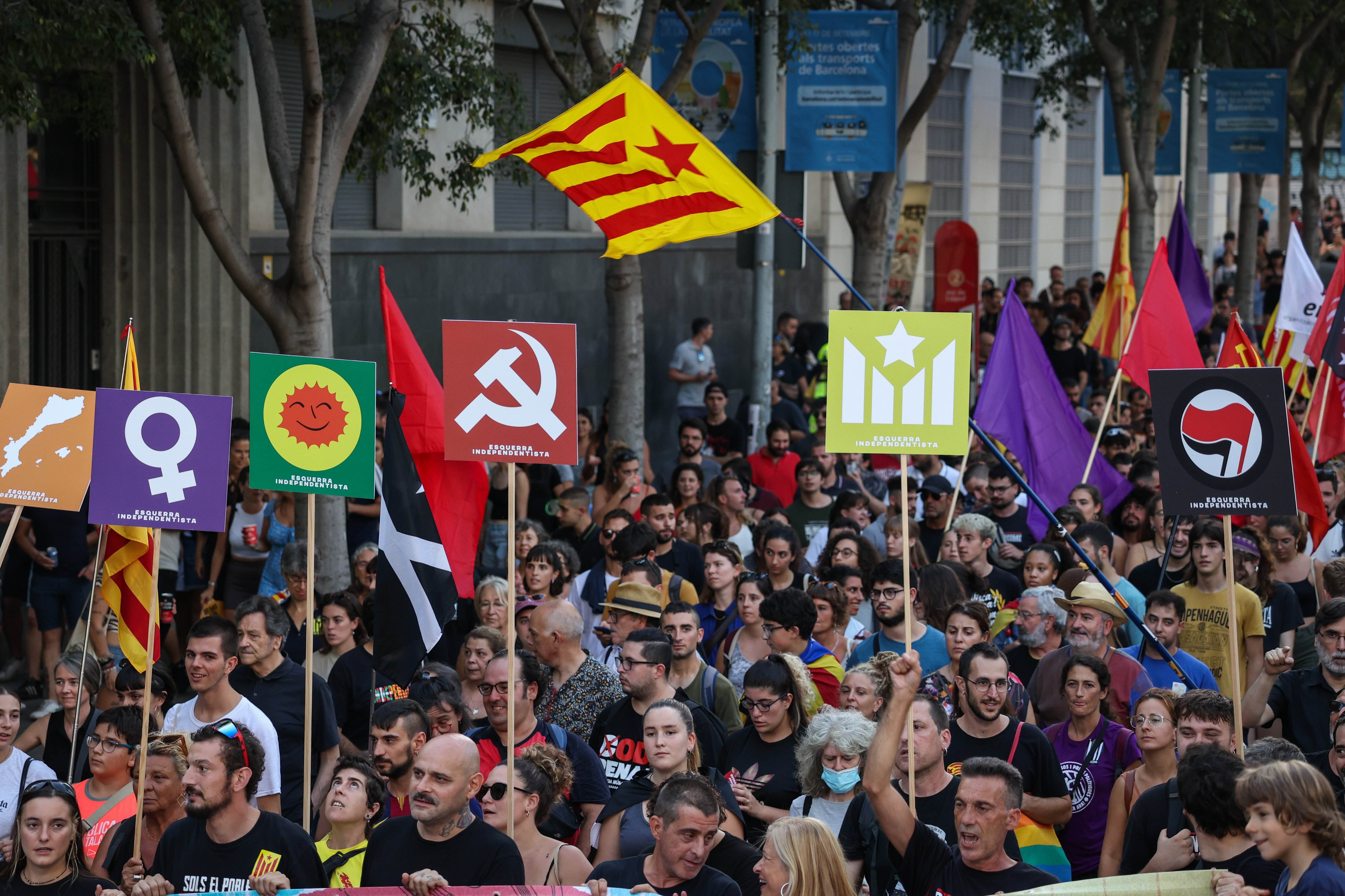 La CUP crida a impedir que l'extrema dreta independentista participi en els actes de la Diada