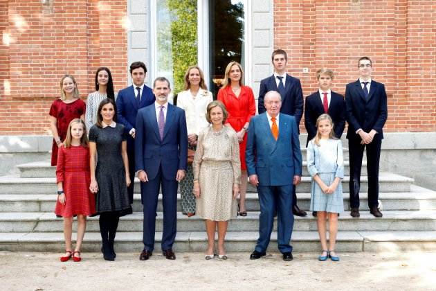 Familia real al completo Familia real al completo