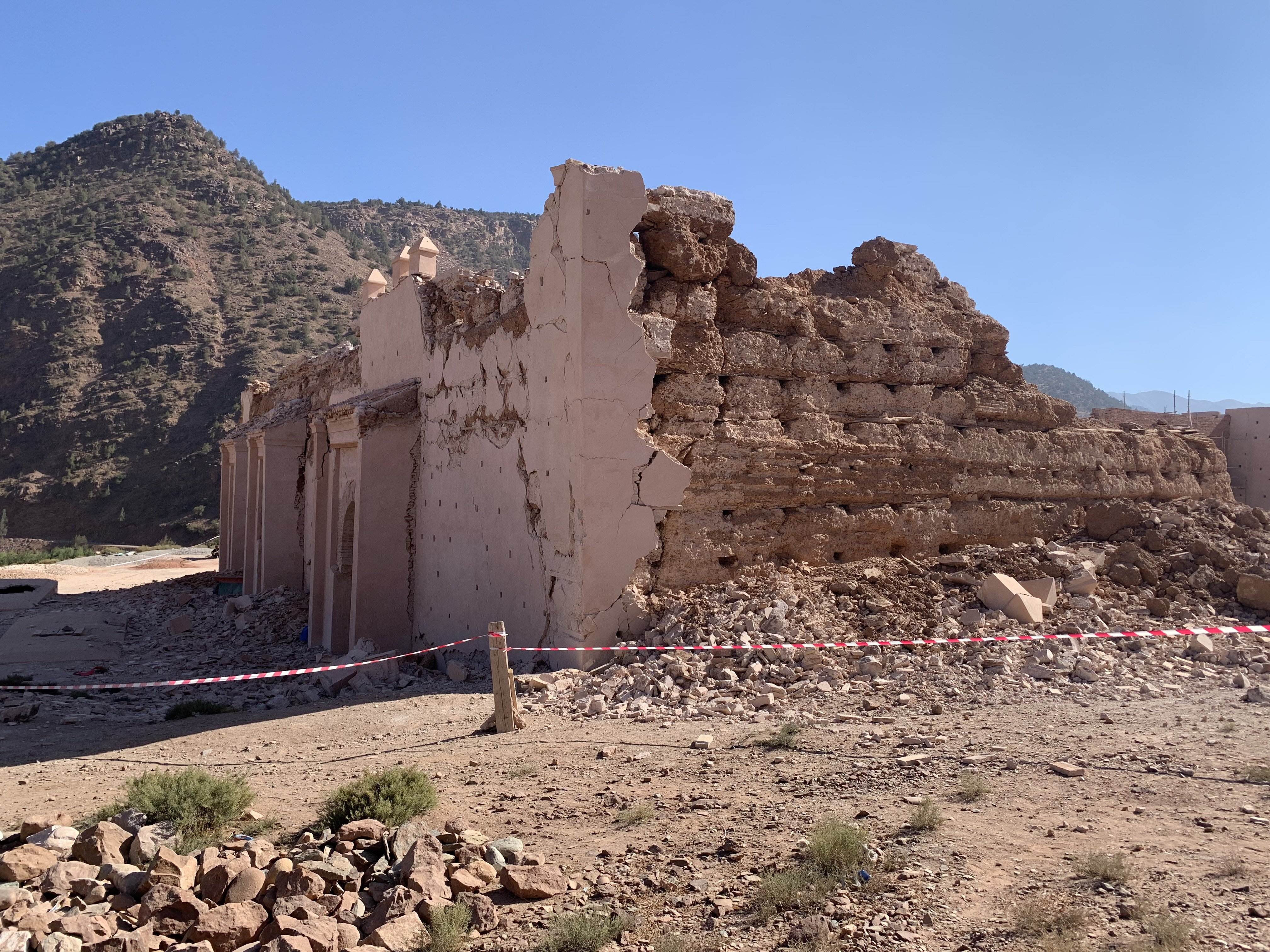 Així ha quedat la mesquita de Tinmel, una de les més antigues del Marroc: “Esborrats de la història”