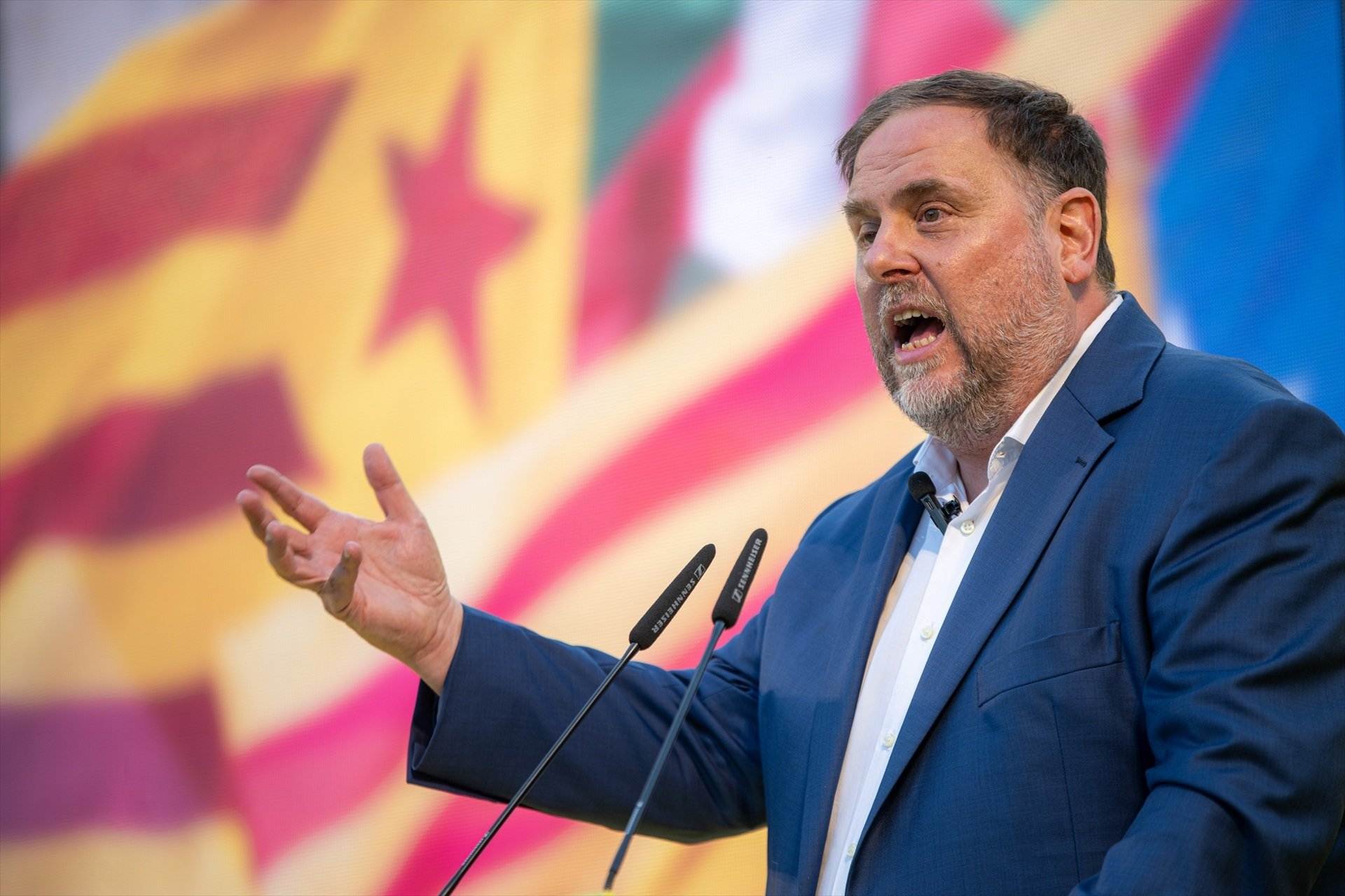 Junqueras carga contra Aznar y lo acusa de promover un golpe de Estado por los ataques a la amnistía