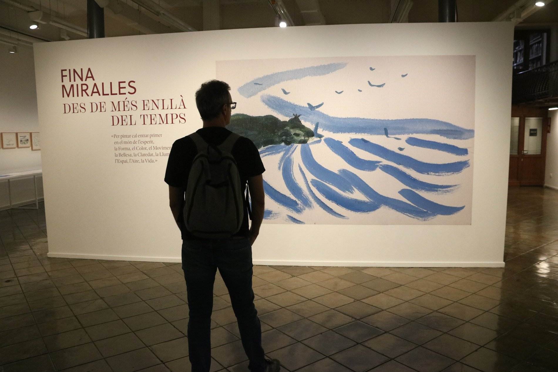 Fundació Vila Casas estrena 'Des de més enllà del temps': la vivència espiritual de Fina Miralles