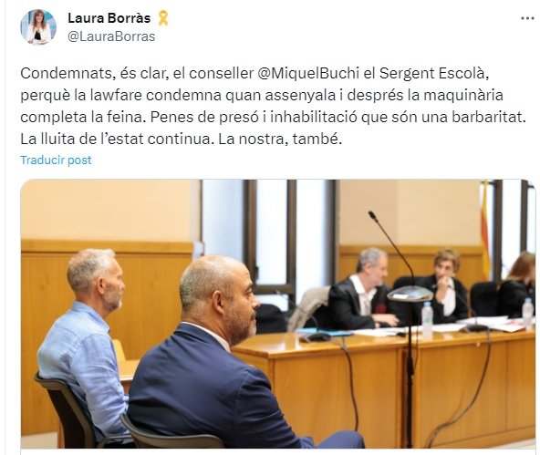 Tuit Laura Borràs Buch