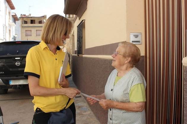 Repartidora Correos / Europa Press Repartidora Correos / Europa Press
